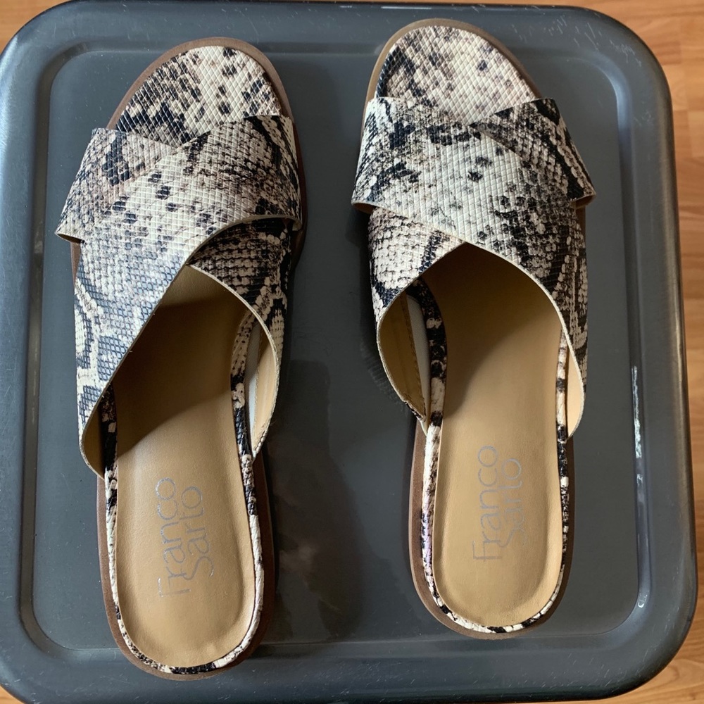 Franco Sarto Crocodile Sandals